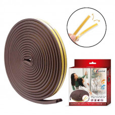 GUARNIZIONE ADESIVA PORTE E FINESTRE 2 STRISCE MT.2 (24pz)